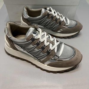 Brunello Cucinelli calfskin and suede Women's sneakers Size 39